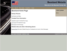 Tablet Screenshot of beanland.com